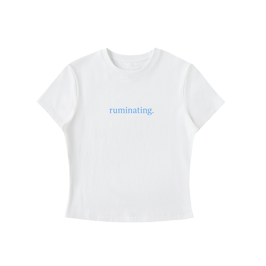 Ruminating Baby Tee - Lily Allen Inspired Crop Top