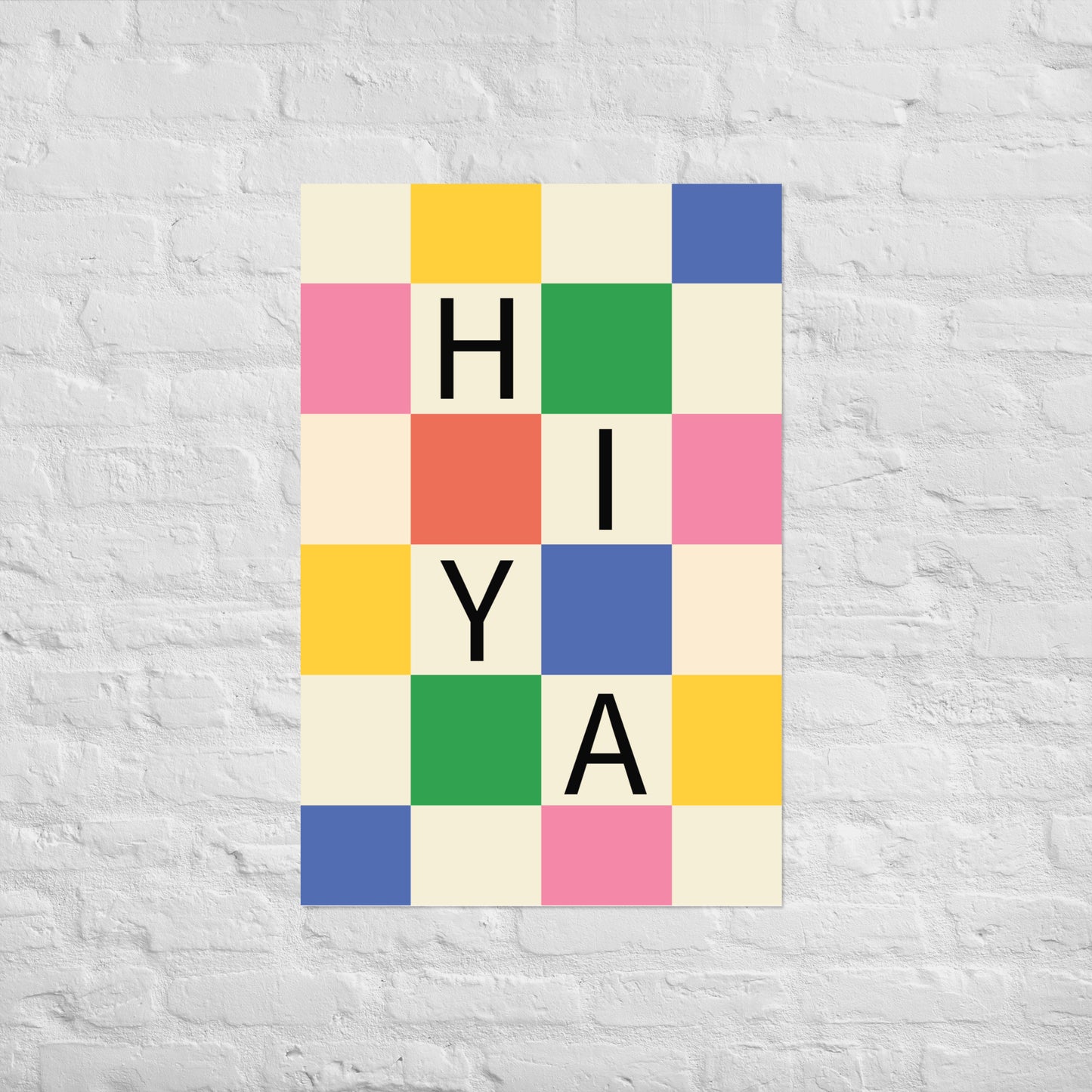 Hiya Geometric Wall Print