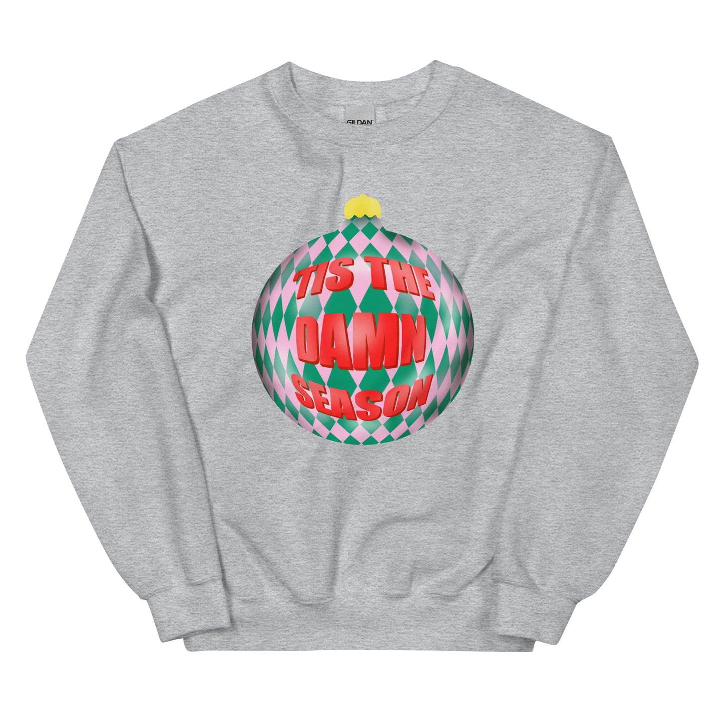 'Tis The Damn Season Sweatshirt Evermore Inspired Grey