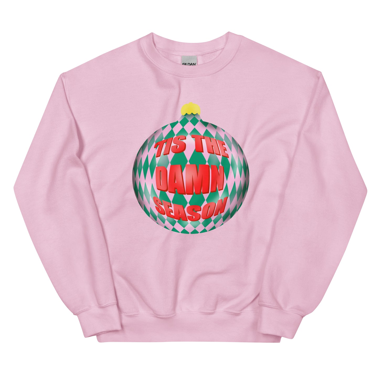 'Tis The Damn Season Sweatshirt Evermore Inspired Pink
