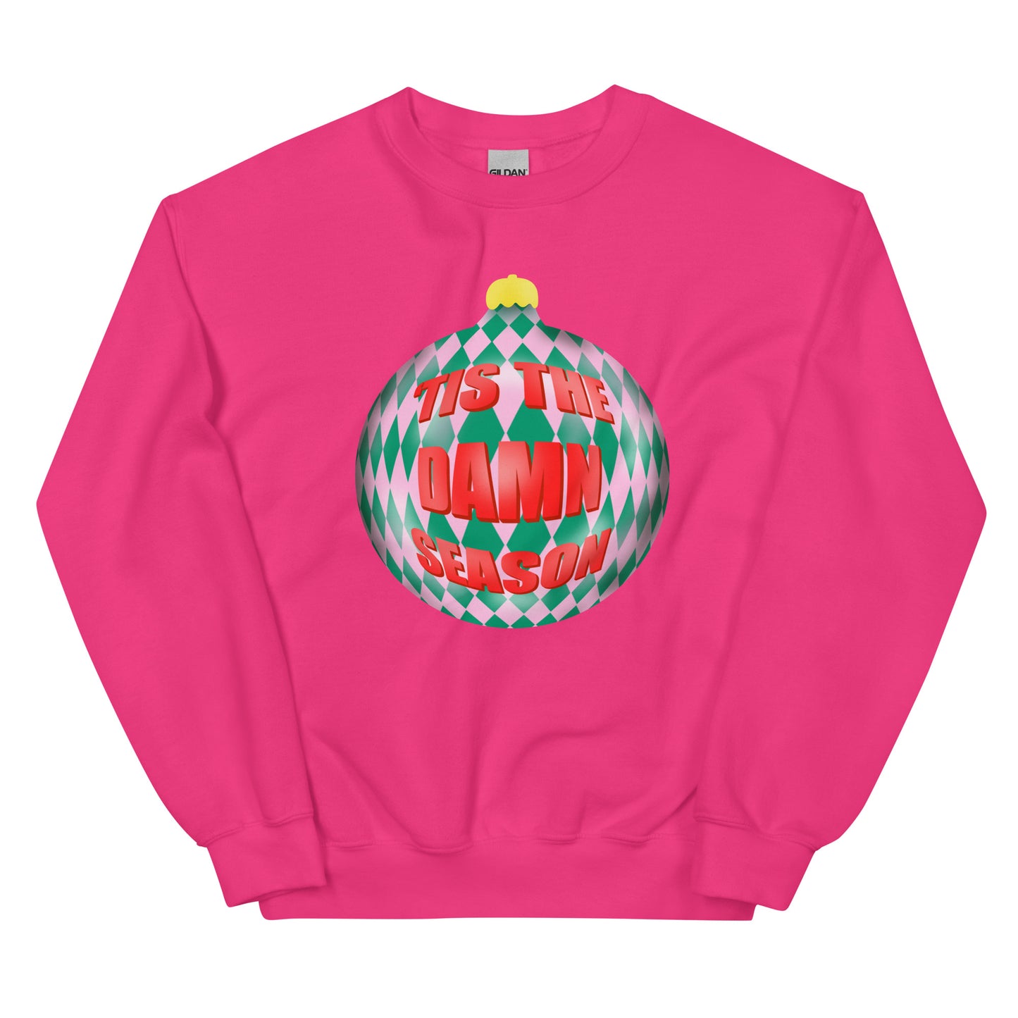 'Tis The Damn Season Sweatshirt Evermore Inspired Pink