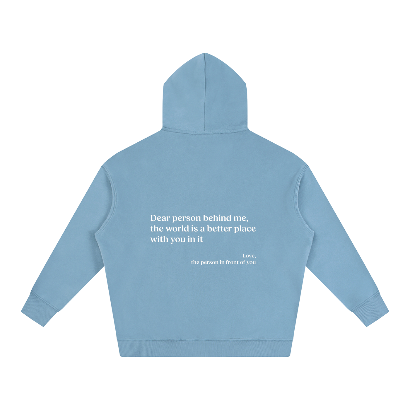 Dear Person Behind Me Hoodie UK | Mental Health Hoodie, Kindness & Connection