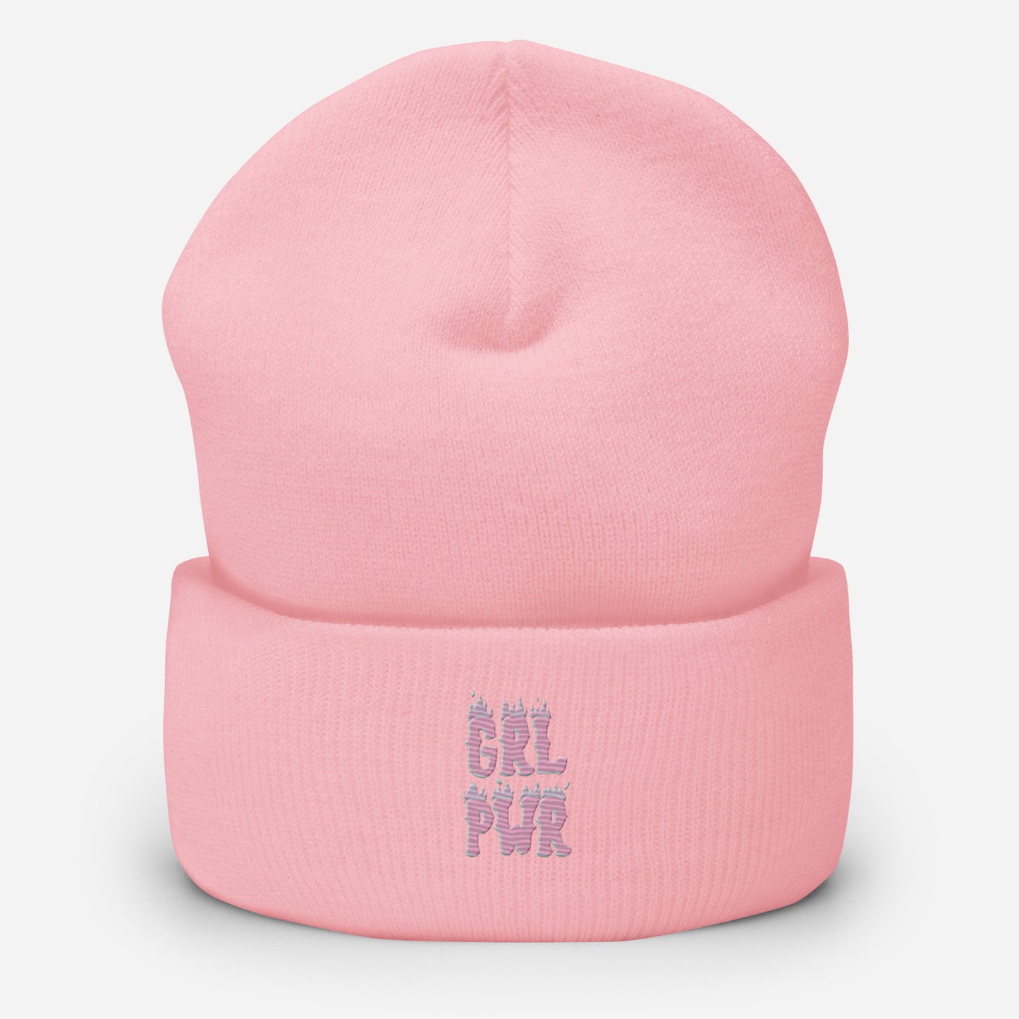 Girl Power Beanie Hat | Embroidered Feminist Beanie