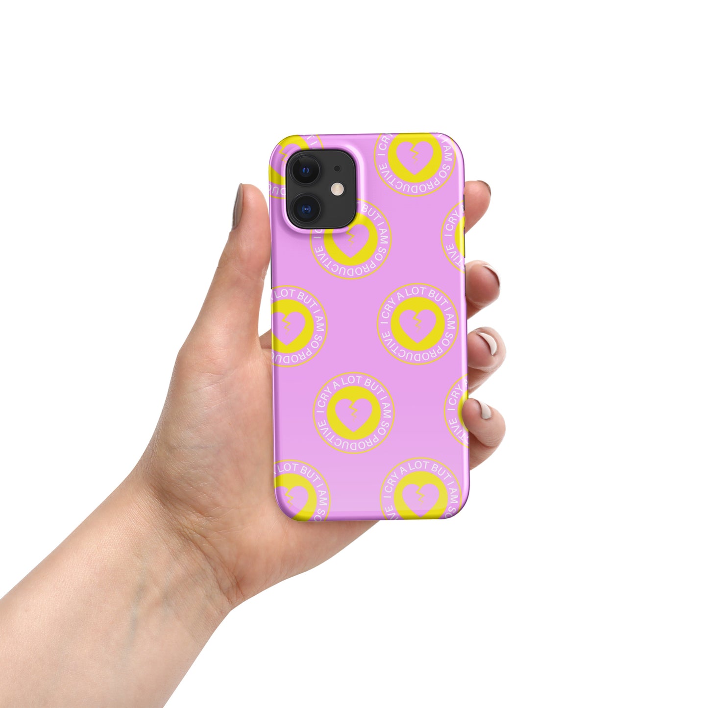 Taylor Swift iPhone Case - I Cry A Lot But I Am So Productive
