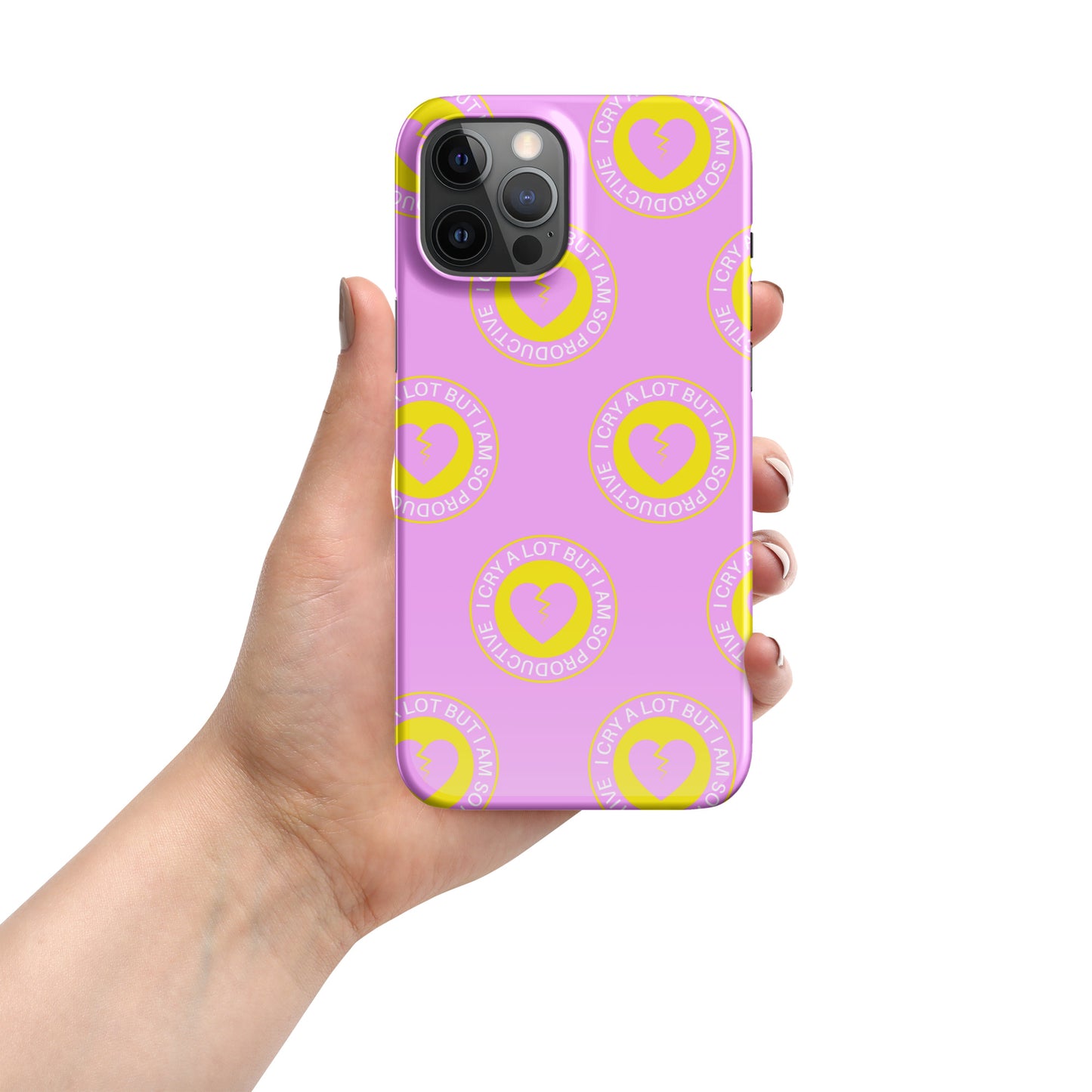 Taylor Swift iPhone Case - I Cry A Lot But I Am So Productive