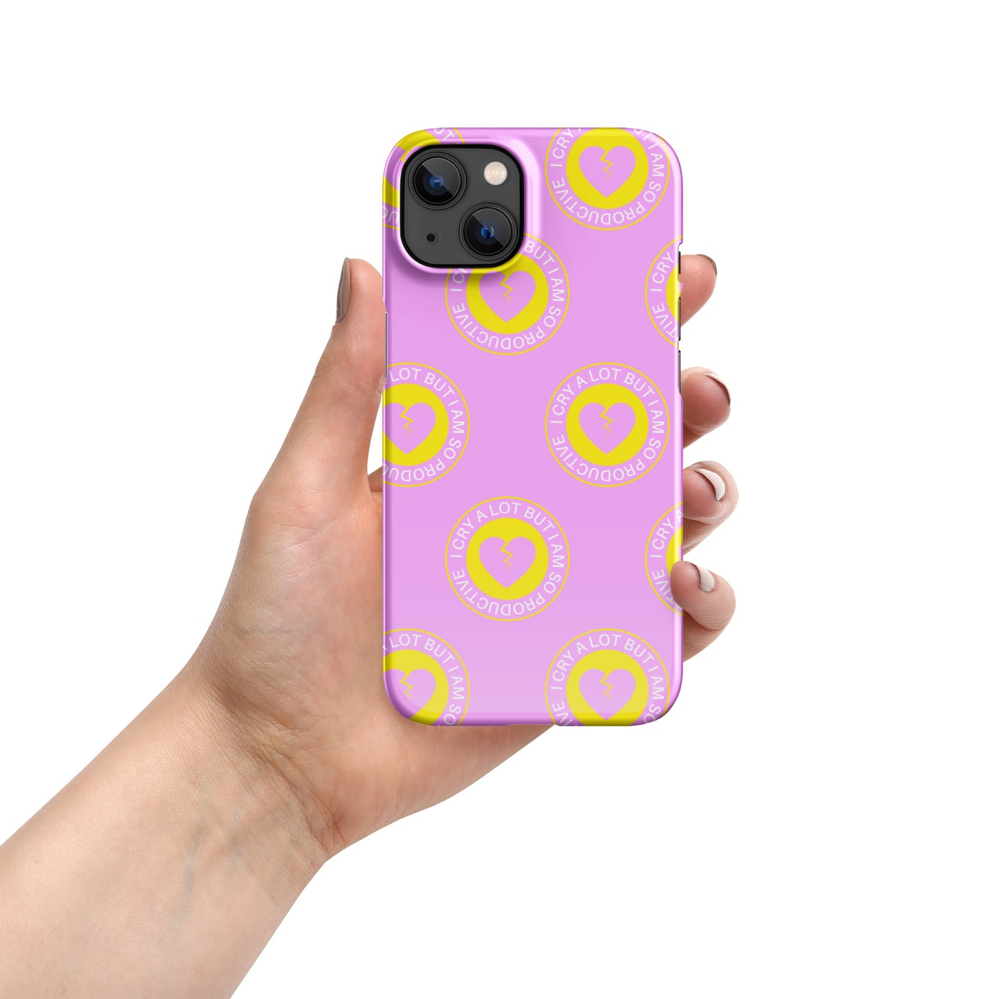 Taylor Swift iPhone Case - I Cry A Lot But I Am So Productive