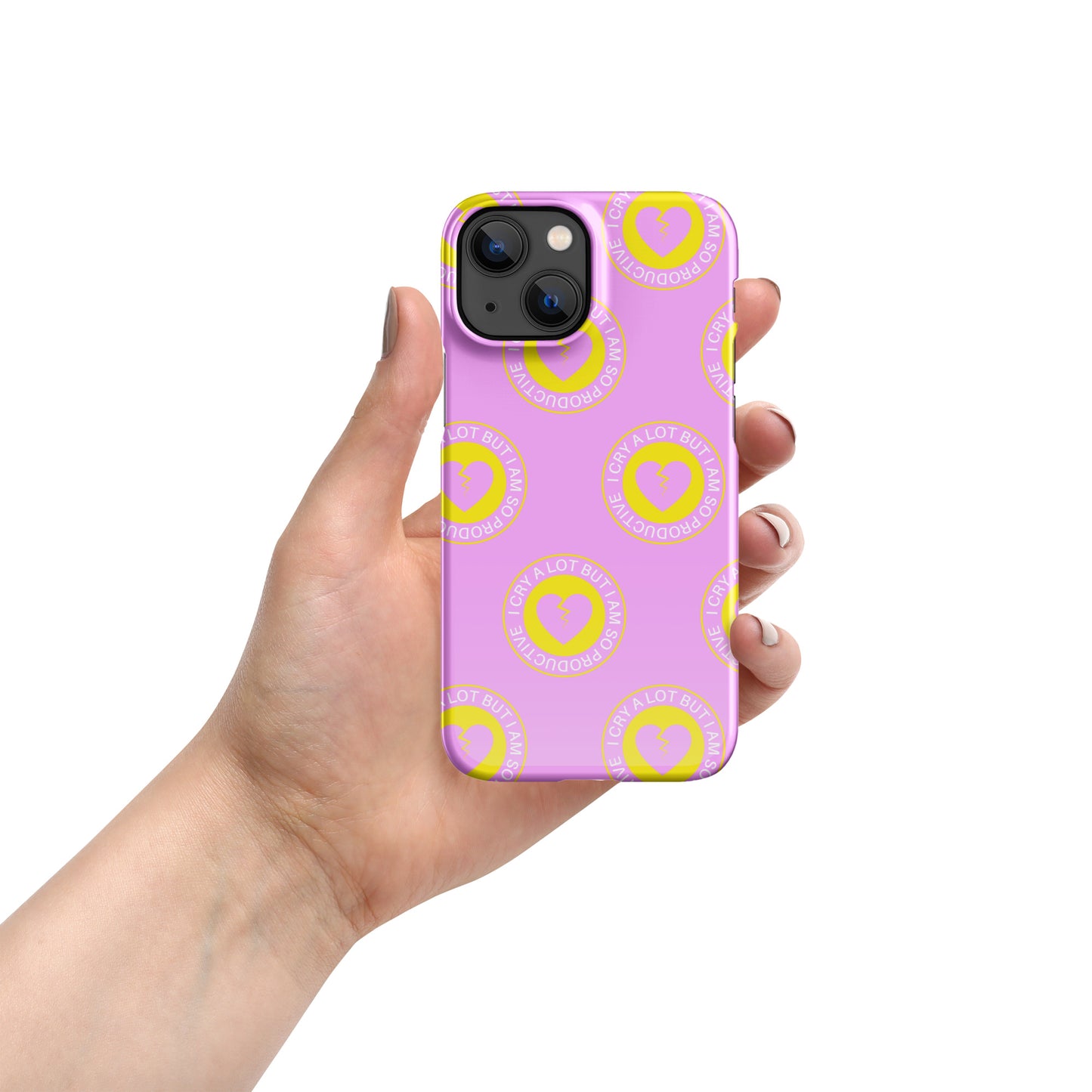 Taylor Swift iPhone Case - I Cry A Lot But I Am So Productive