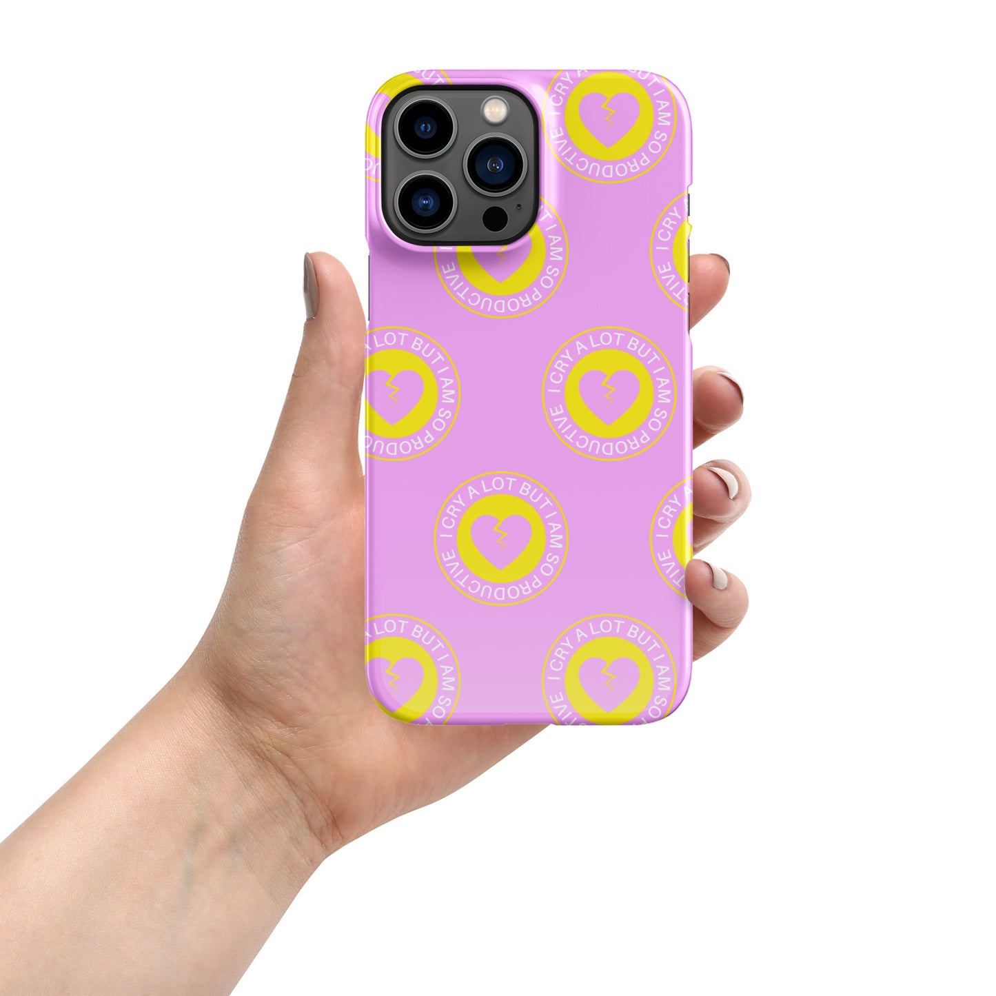 Taylor Swift iPhone Case - I Cry A Lot But I Am So Productive