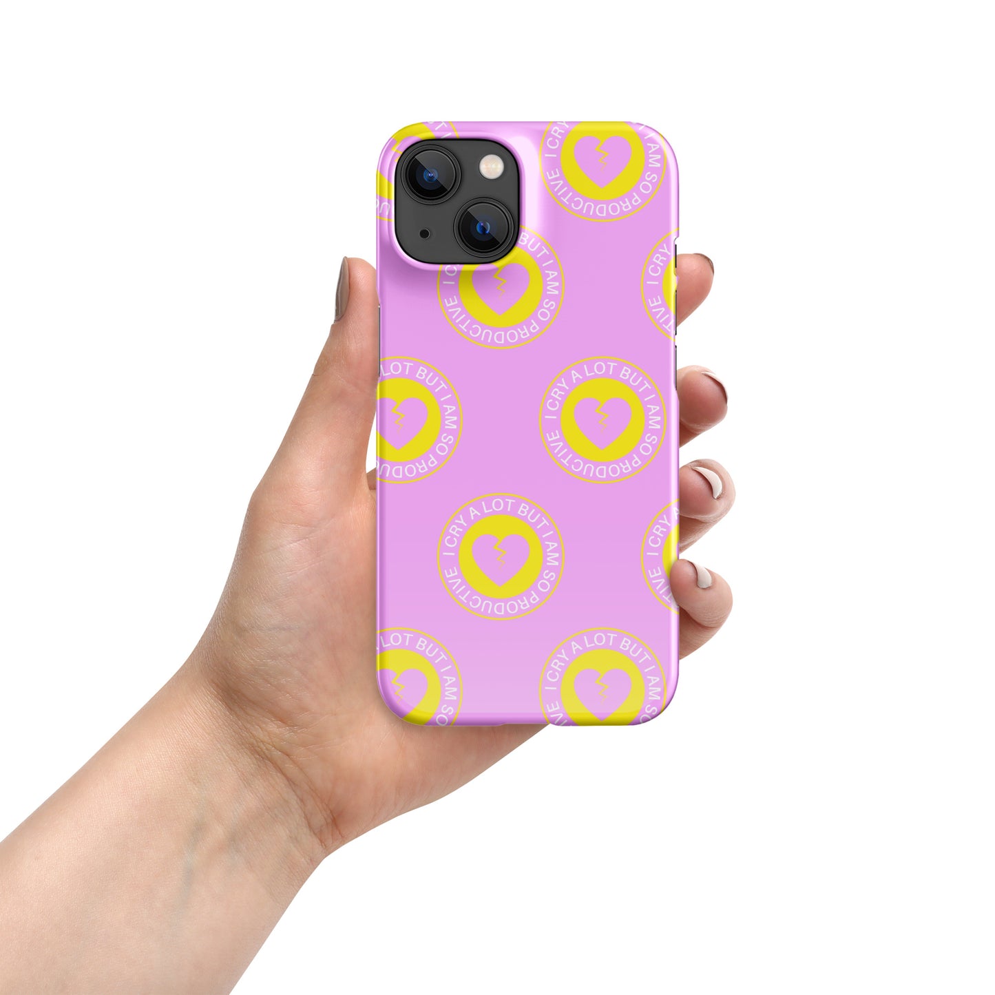 Taylor Swift iPhone Case - I Cry A Lot But I Am So Productive