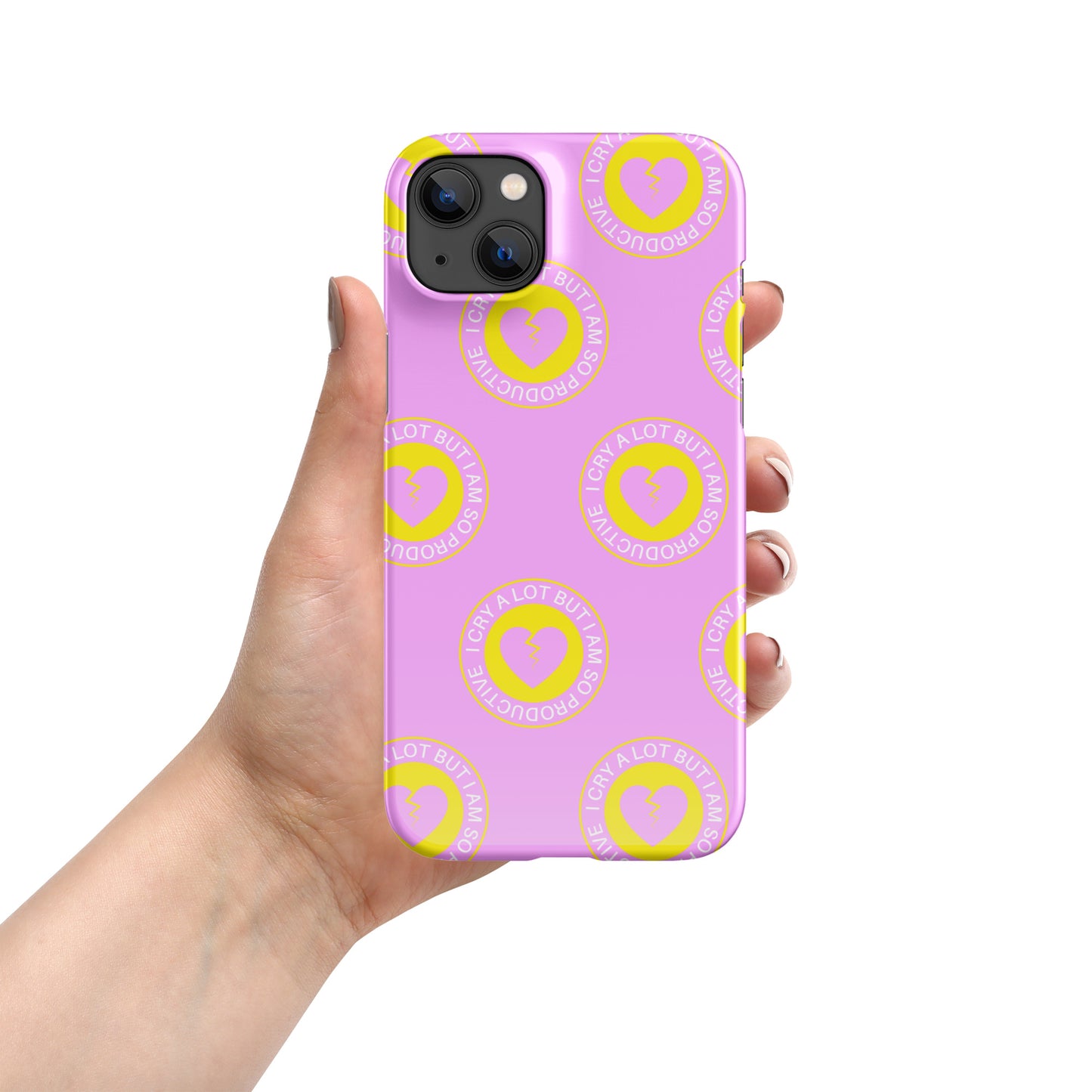 Taylor Swift iPhone Case - I Cry A Lot But I Am So Productive
