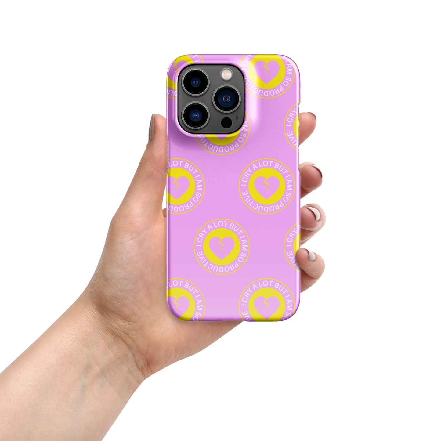 Taylor Swift iPhone Case - I Cry A Lot But I Am So Productive