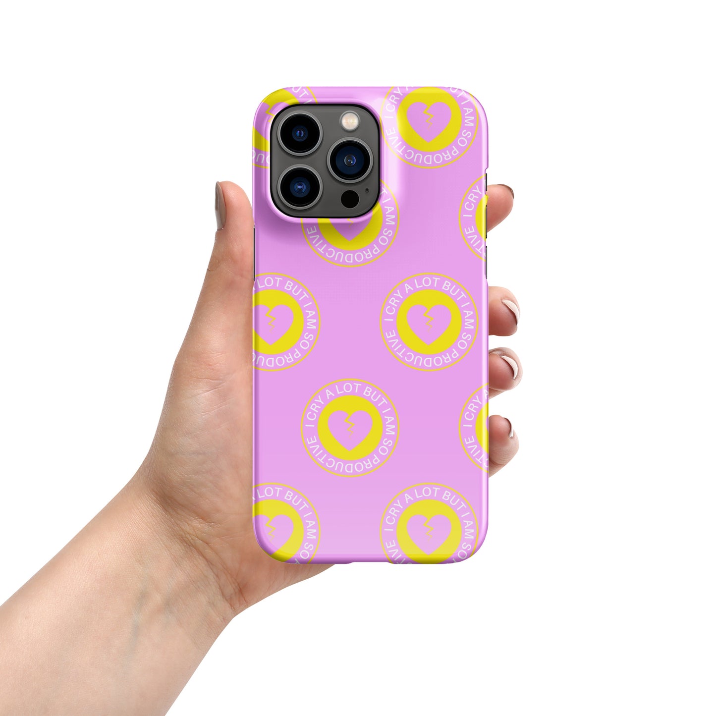 Taylor Swift iPhone Case - I Cry A Lot But I Am So Productive