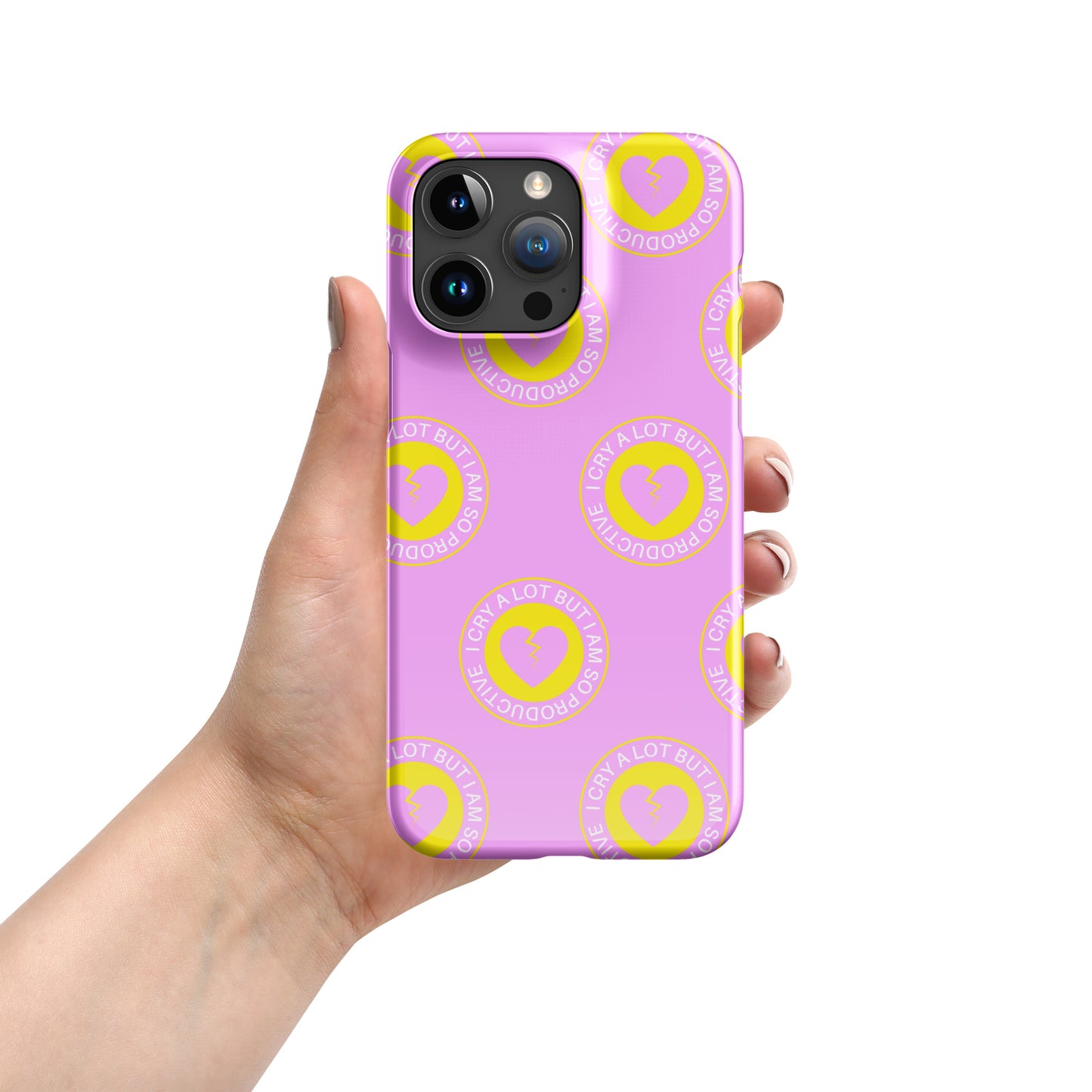Taylor Swift iPhone Case - I Cry A Lot But I Am So Productive