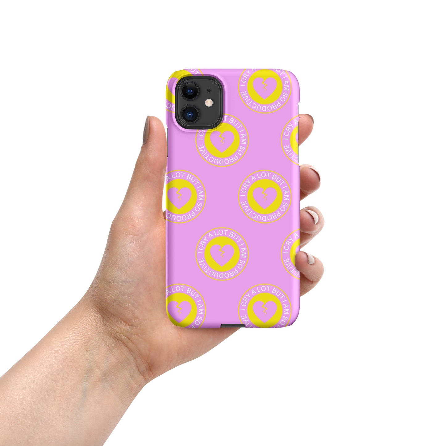 Taylor Swift iPhone Case - I Cry A Lot But I Am So Productive