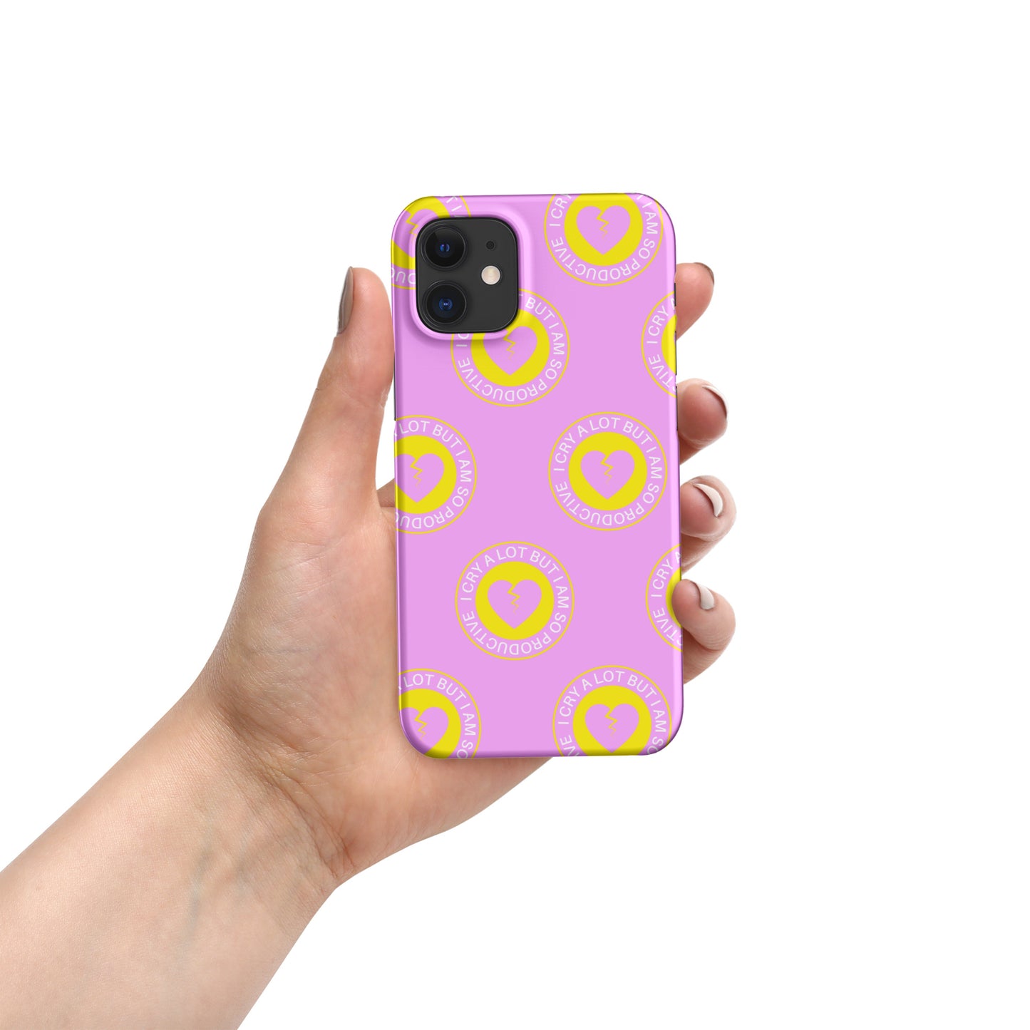 Taylor Swift iPhone Case - I Cry A Lot But I Am So Productive