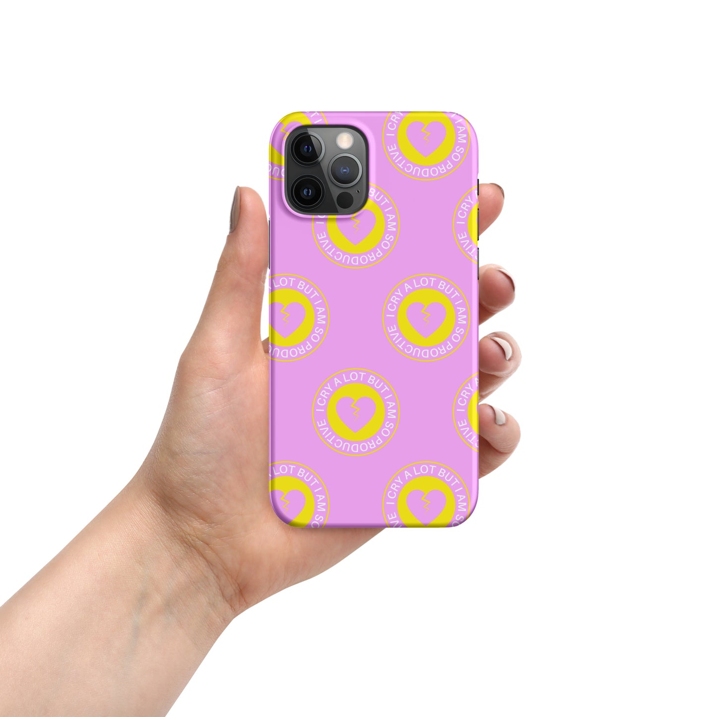 Taylor Swift iPhone Case - I Cry A Lot But I Am So Productive