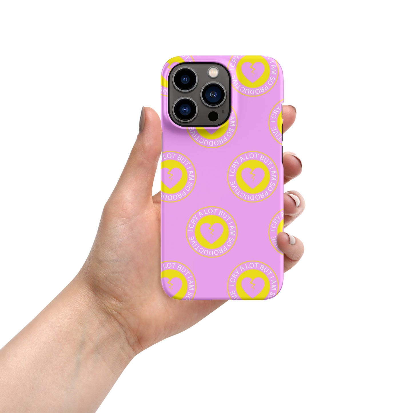 Taylor Swift iPhone Case - I Cry A Lot But I Am So Productive