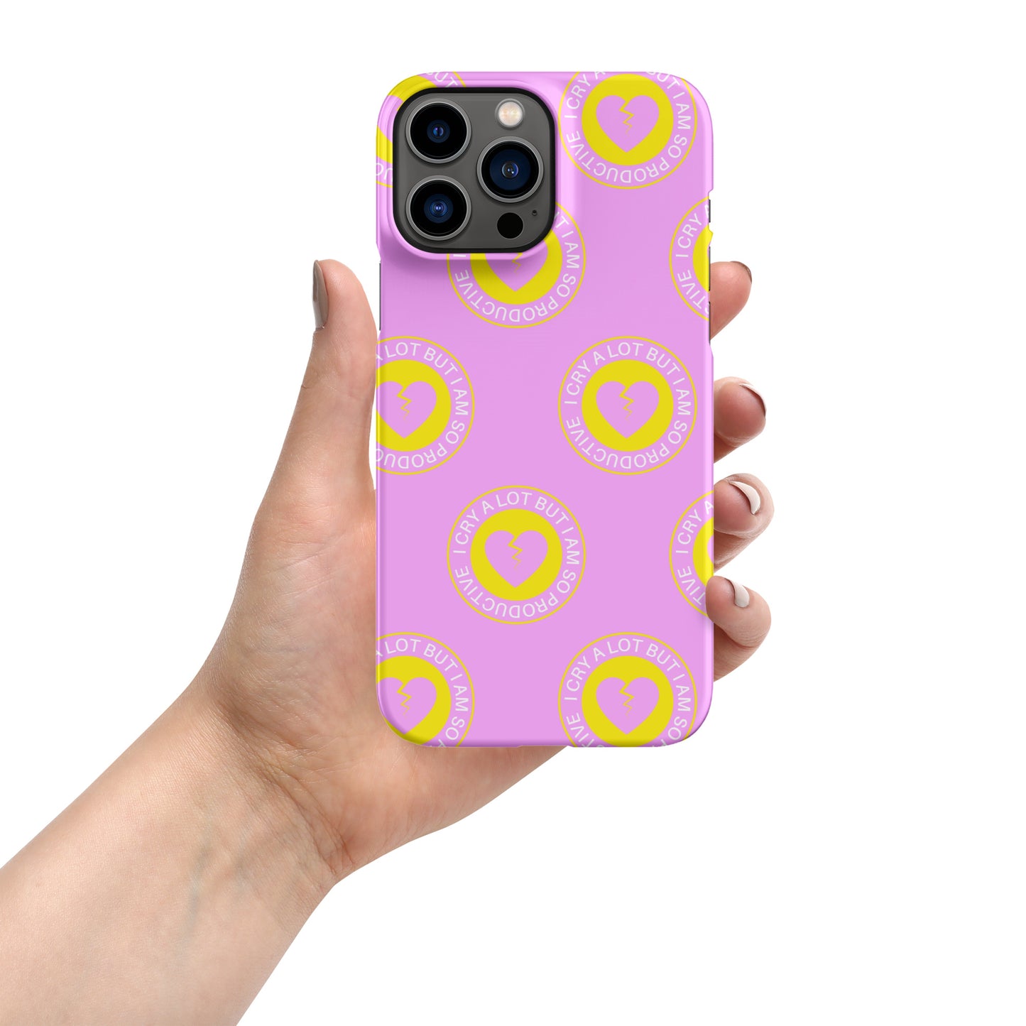 Taylor Swift iPhone Case - I Cry A Lot But I Am So Productive