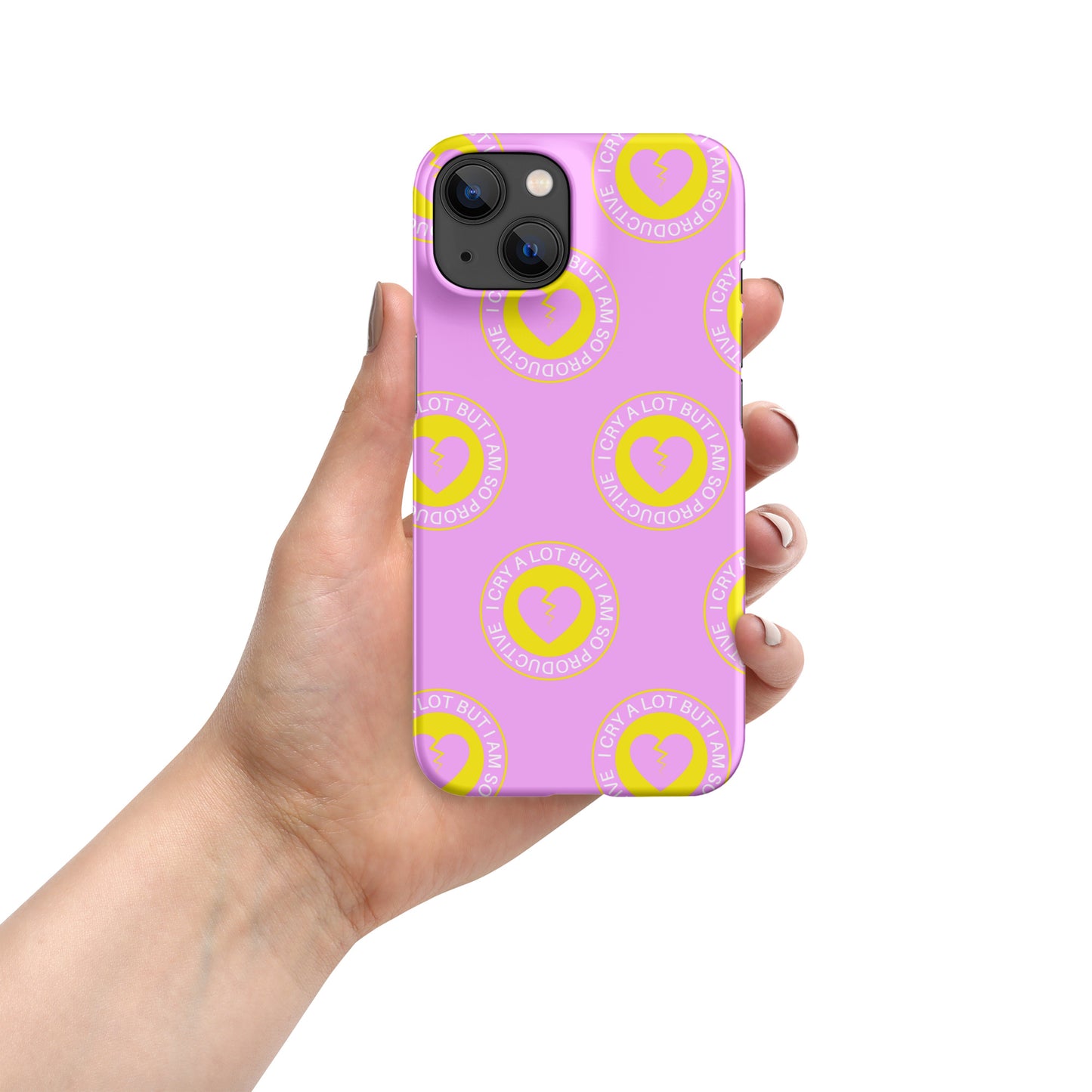 Taylor Swift iPhone Case - I Cry A Lot But I Am So Productive