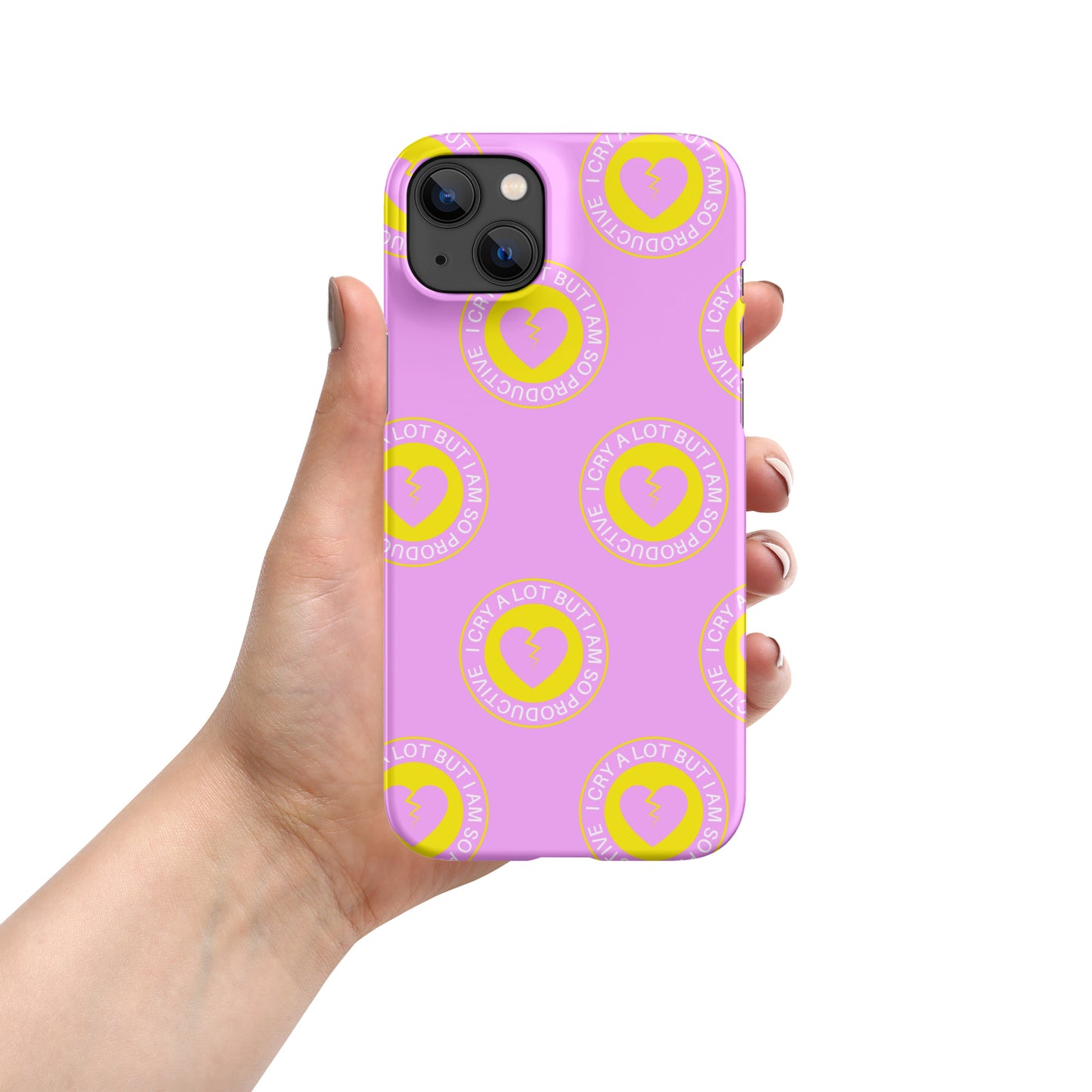 Taylor Swift iPhone Case - I Cry A Lot But I Am So Productive