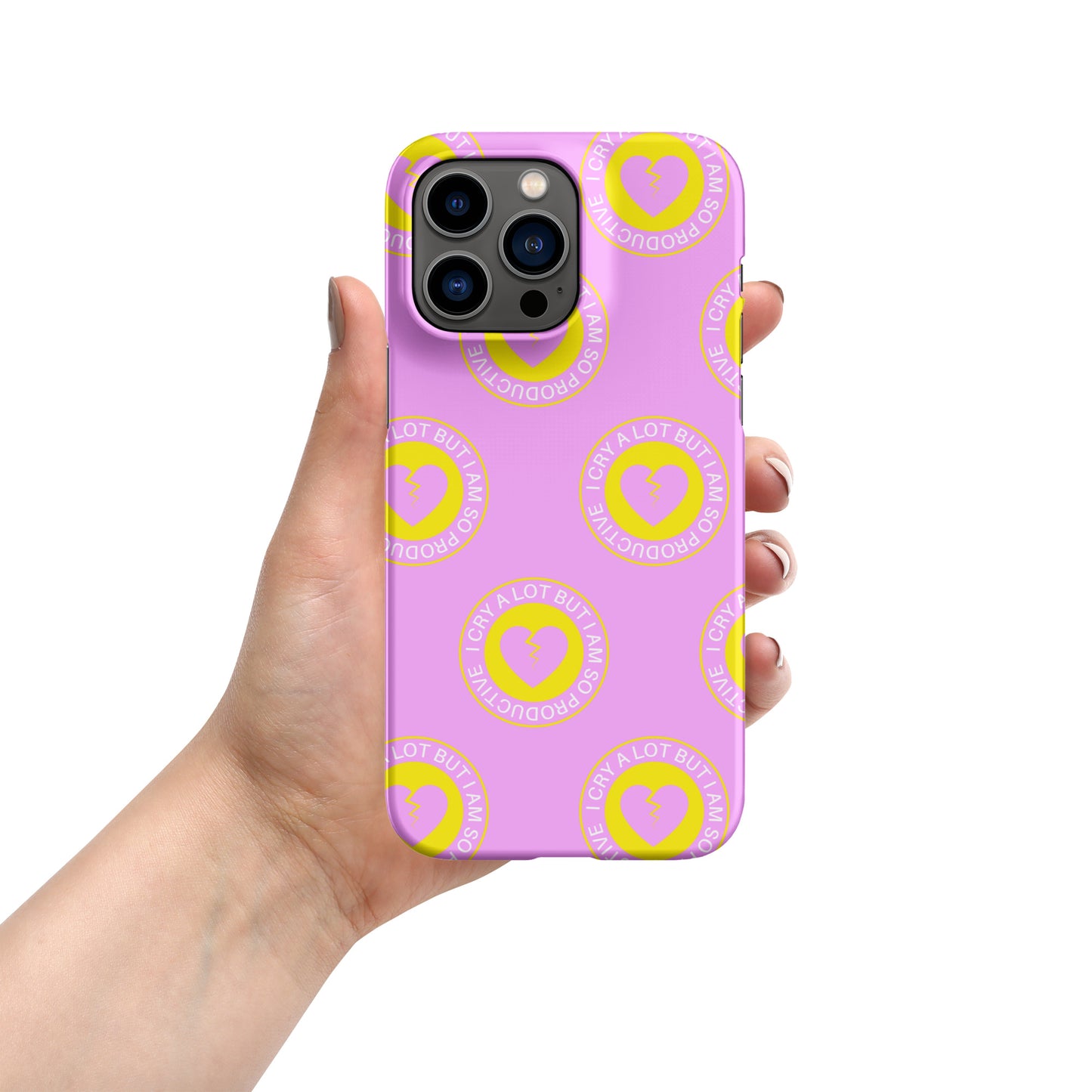 Taylor Swift iPhone Case - I Cry A Lot But I Am So Productive