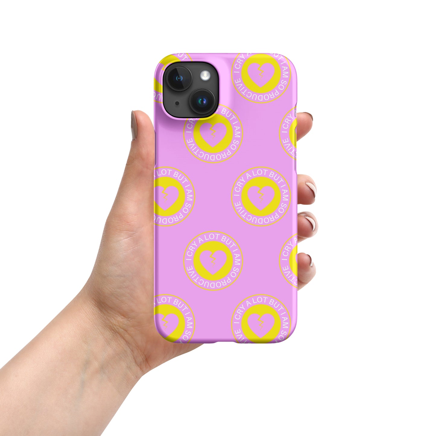 Taylor Swift iPhone Case - I Cry A Lot But I Am So Productive