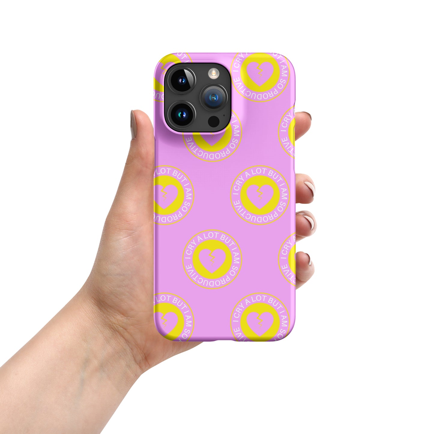 Taylor Swift iPhone Case - I Cry A Lot But I Am So Productive