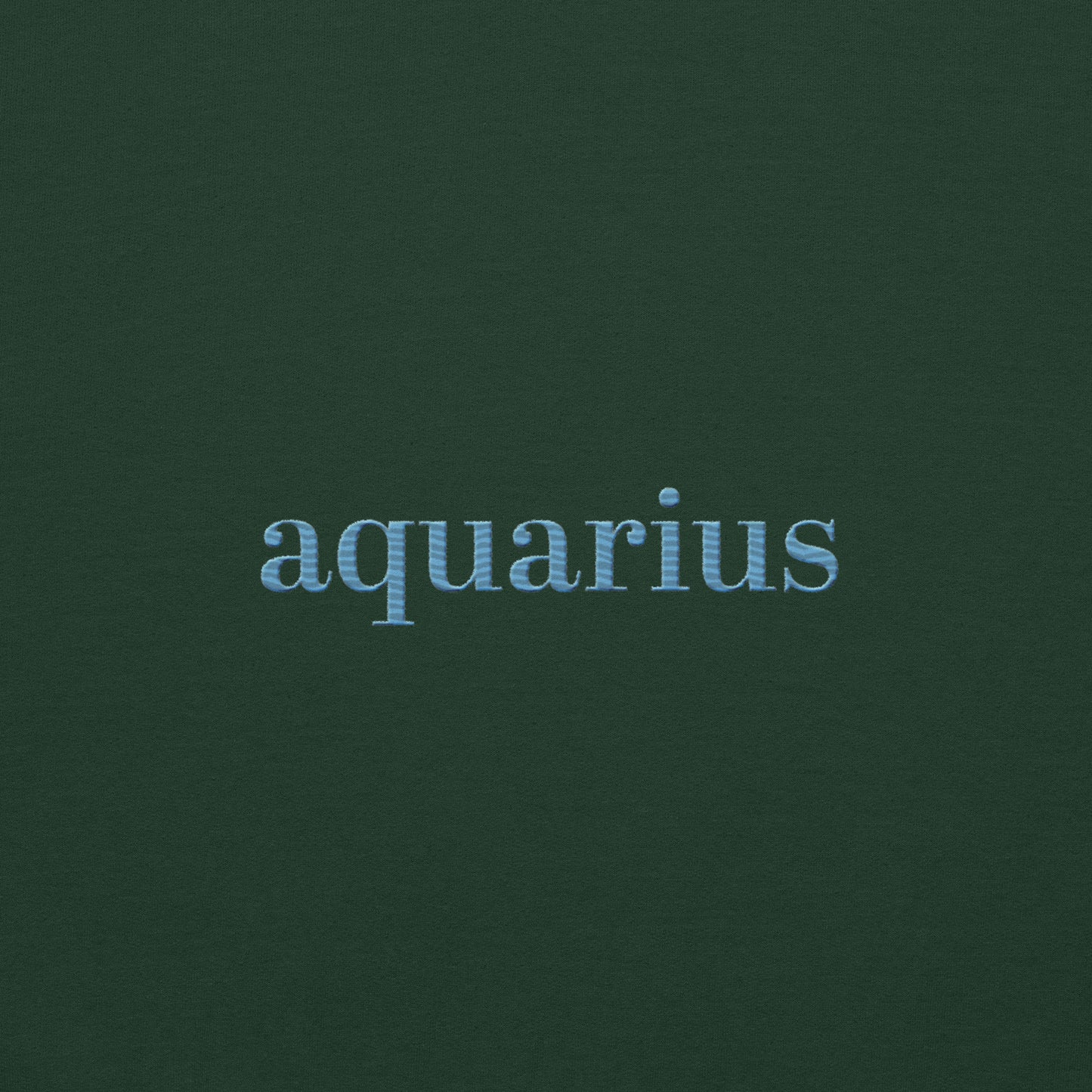 Aquarius Sweater | Embroidered Star Sign Detail