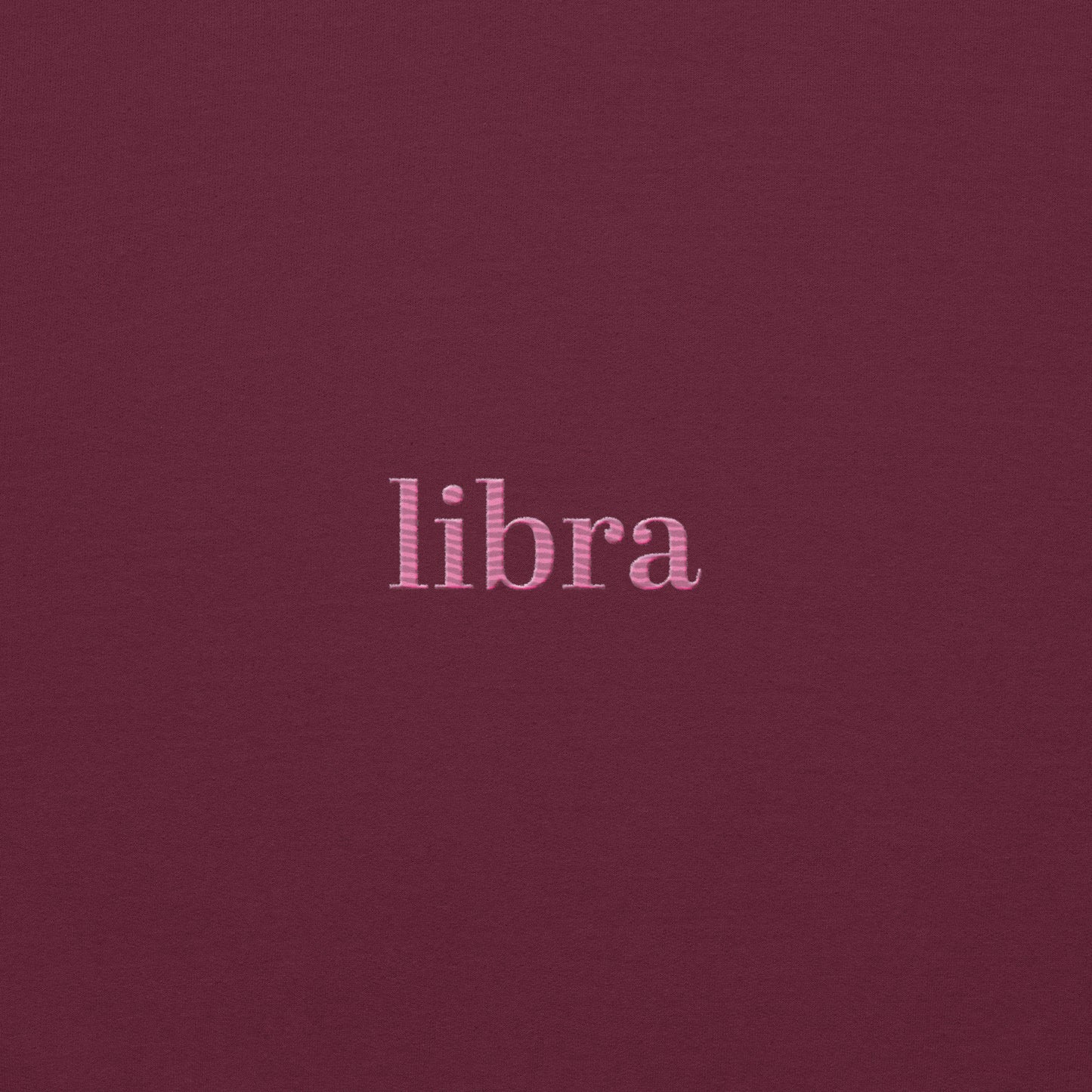 Libra Embroidered Unisex Sweatshirt