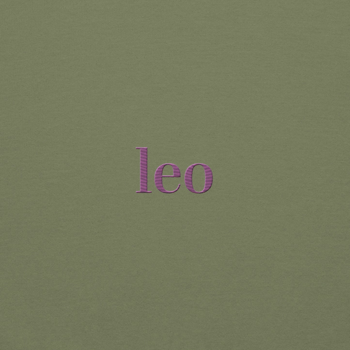 Leo Sweater | Embroidered Star Sign Detail