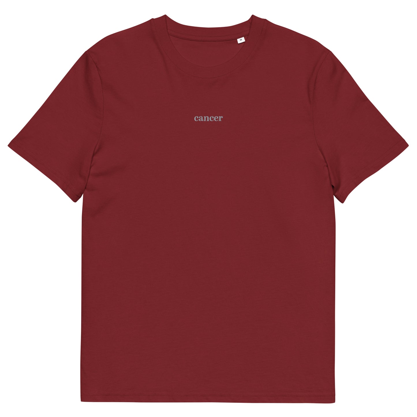 Embroidered Cancer Zodiac T-Shirt