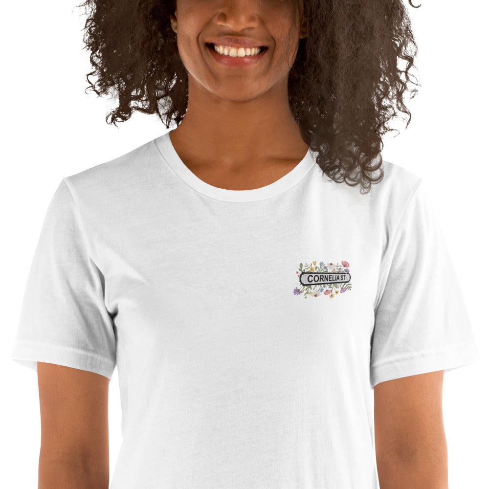 Cornelia Street Embroidered T-Shirt