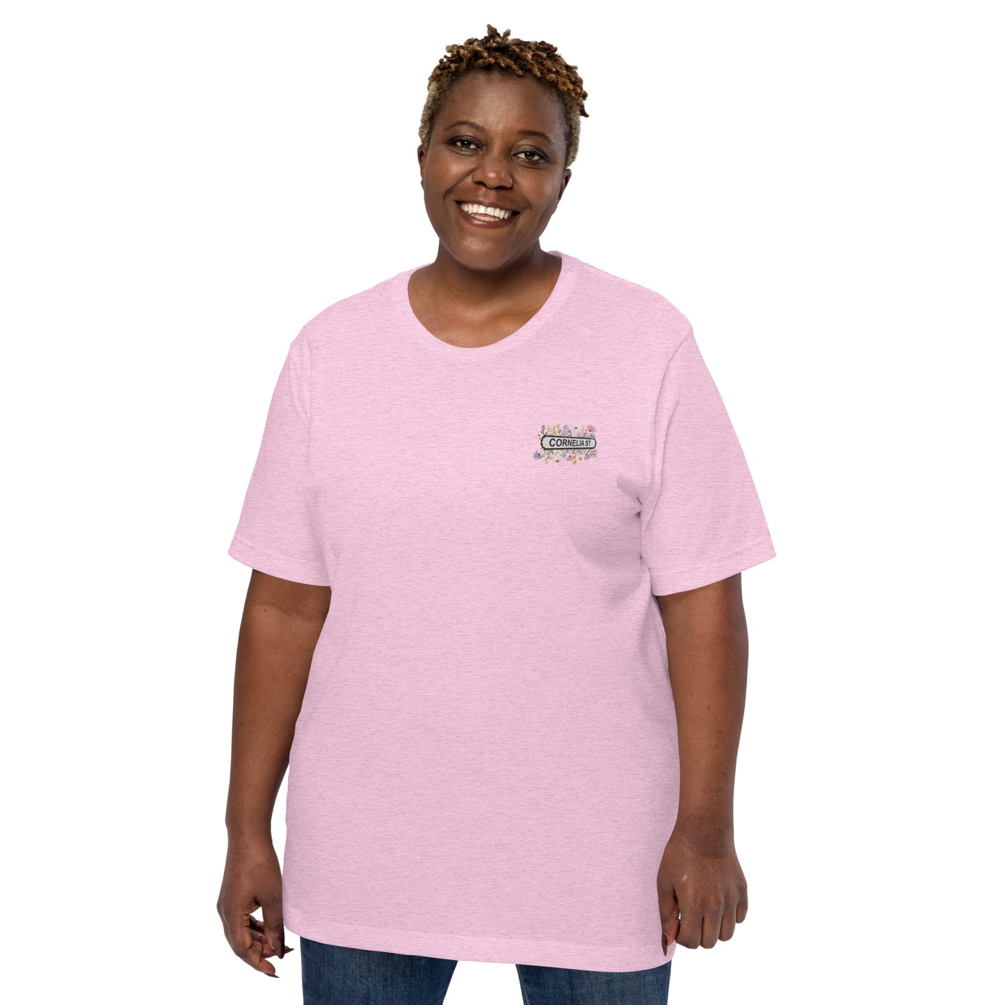 Cornelia Street Embroidered T-Shirt