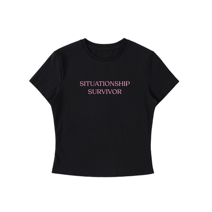 Situationship Survivor Baby Tee