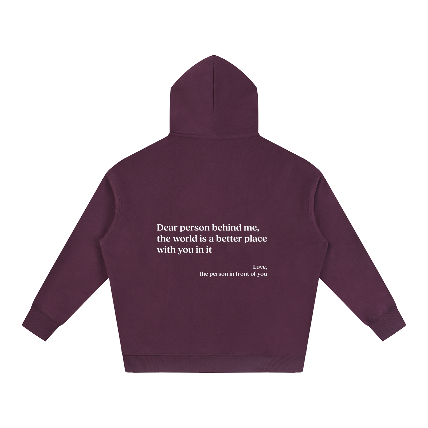 Dear Person Behind Me Hoodie UK | Mental Health Hoodie, Kindness & Connection