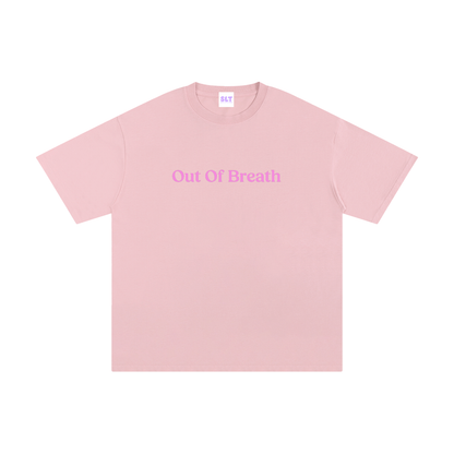 Out of Breath Slogan Running T-Shirt