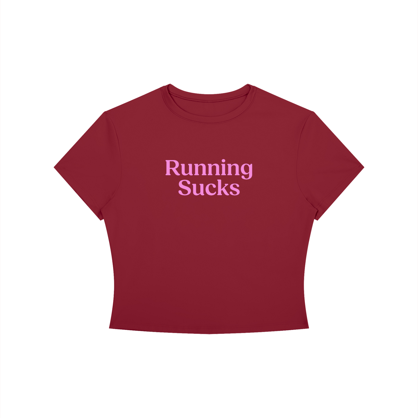 Running Sucks Baby Tee - Slogan Running T-Shirt