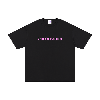 Out of Breath Slogan Running T-Shirt