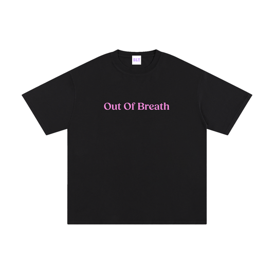 Out of Breath Slogan Running T-Shirt