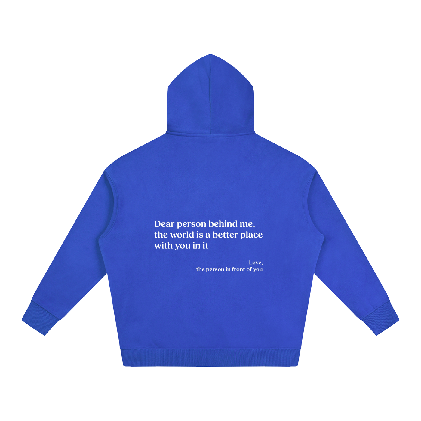 Dear Person Behind Me Hoodie UK | Mental Health Hoodie, Kindness & Connection