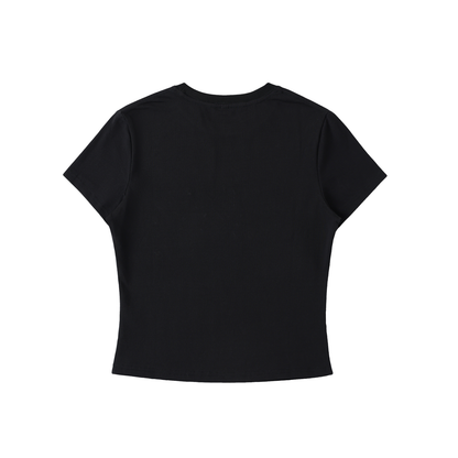 Flirt With Me Fitted Baby Tee