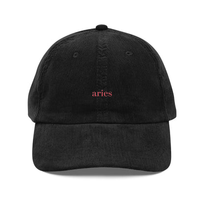 Aries Cap | Cotton Corduroy Dad Hat 