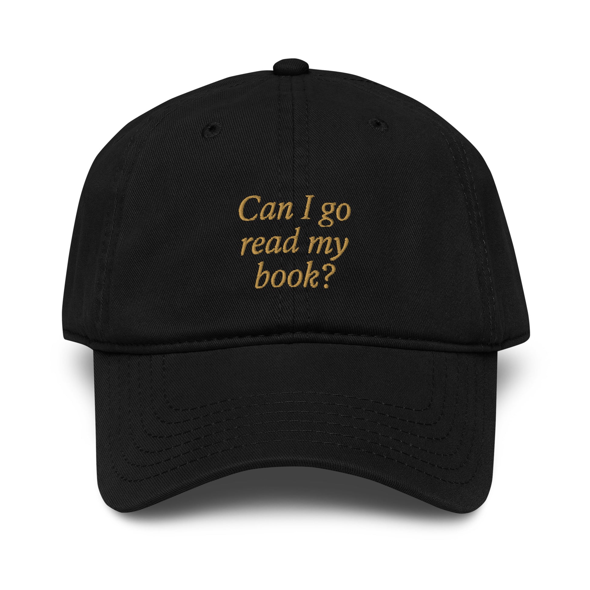 Can I Go Ready My Book? Cap Black