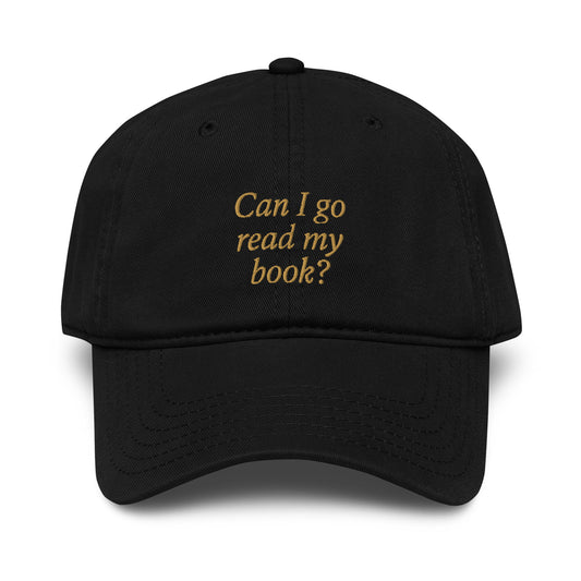 Can I Go Ready My Book? Cap Black