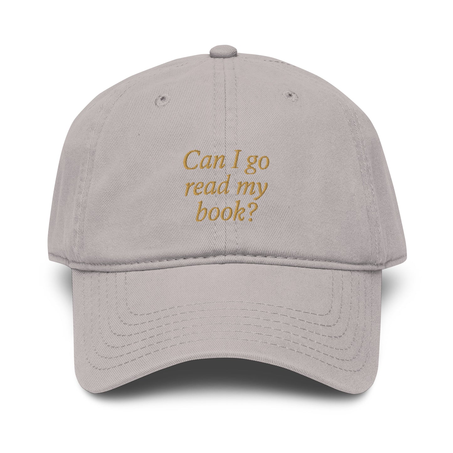 Can I Go Ready My Book? Cap Grey