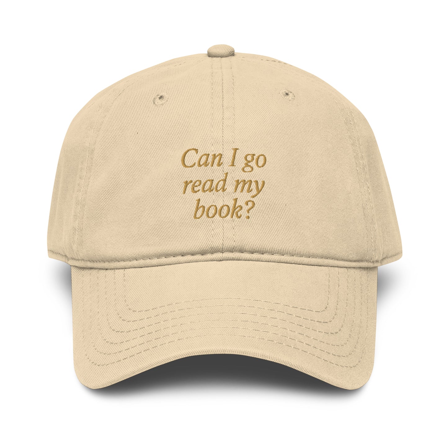 Can I Go Ready My Book? Cap Khaki