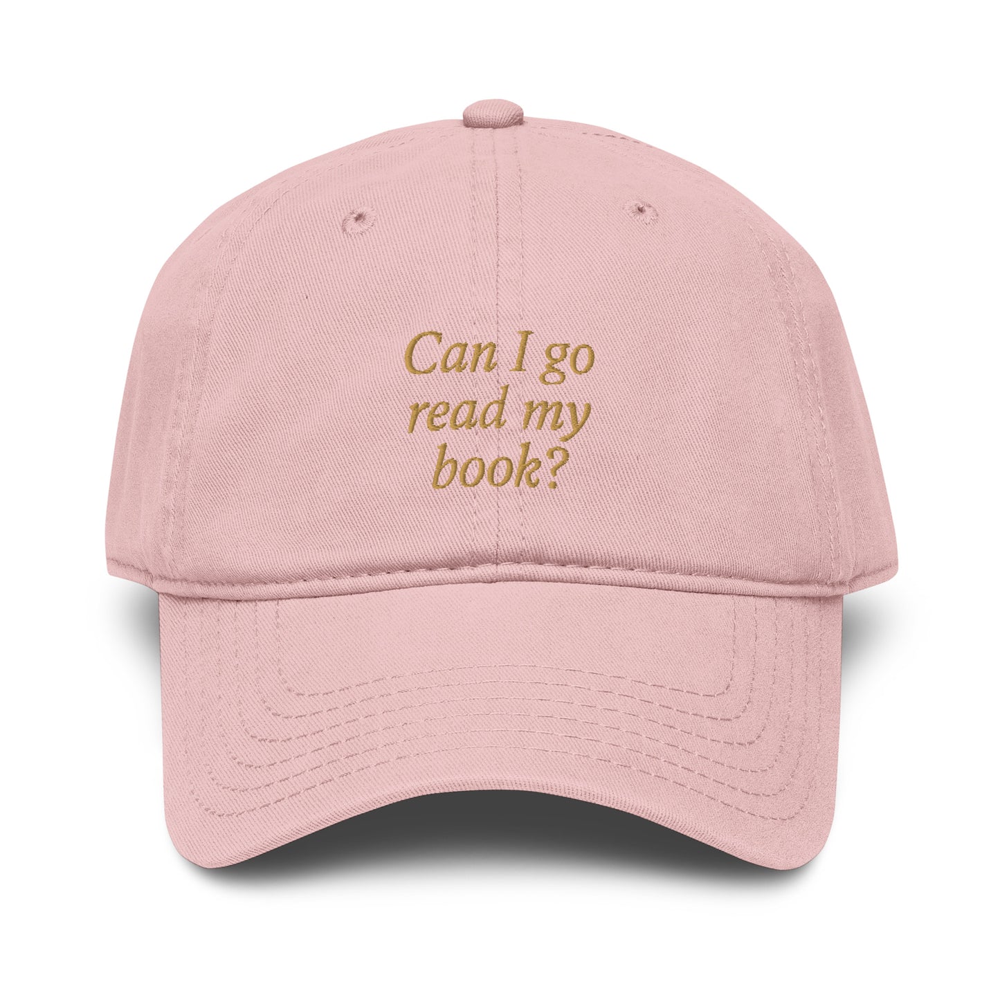 Can I Go Ready My Book? Cap Pink