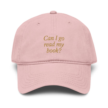 Can I Go Ready My Book? Cap Pink