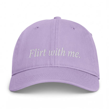 Flirt With Me Embroidered Cap