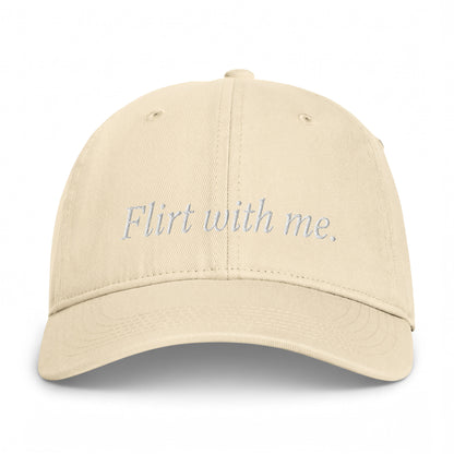 Flirt With Me Embroidered Cap ivory